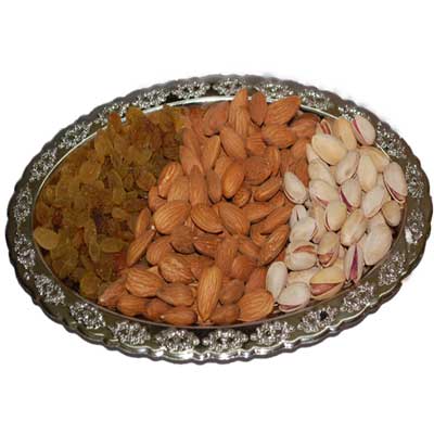 "Drytfruit Thali - code DT08 - Click here to View more details about this Product